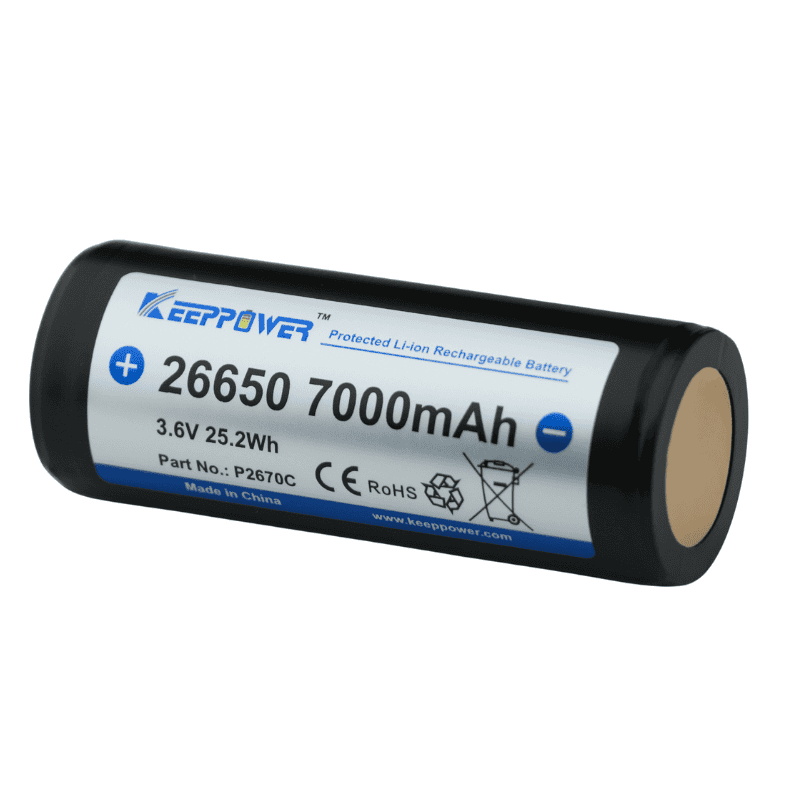 26650 7000mAh Battery P2670C – High Capacity and Safe